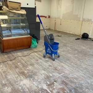 Image Of Deep clean to old flooring – Cycle Cafe